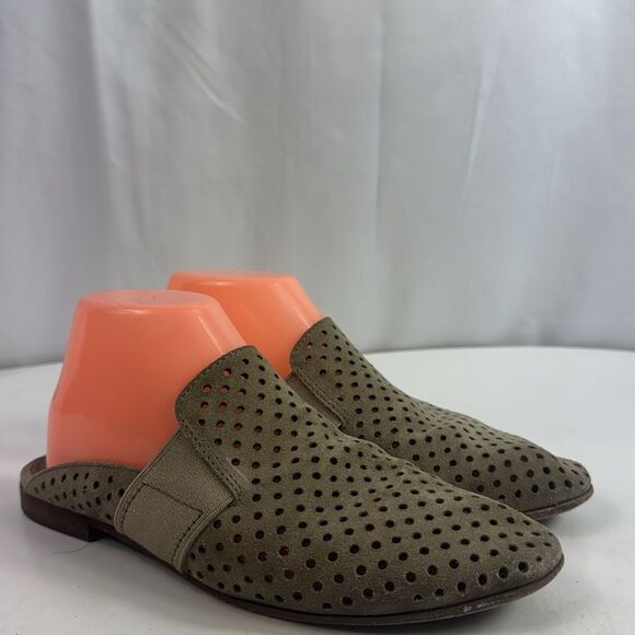 Frye Terri Perforated Gore Leather Slip On Mules For Women's - Picture 1 of 13
